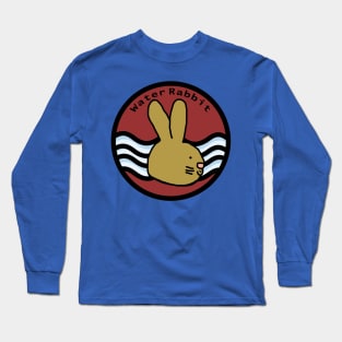 Water Rabbit Portrait Chinese Zodiac Long Sleeve T-Shirt